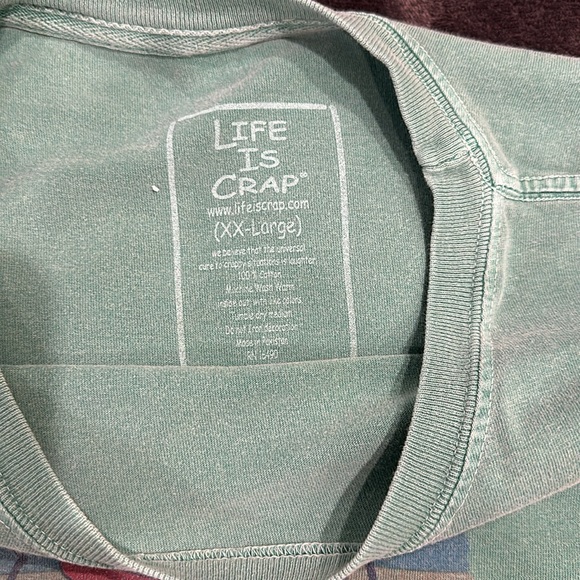 LIFE IS CRAP shirt - Picture 3 of 3